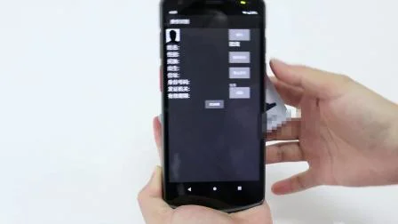 ハンドヘルド産業用 PDA バーコード スキャナー Android 指紋リーダー付き